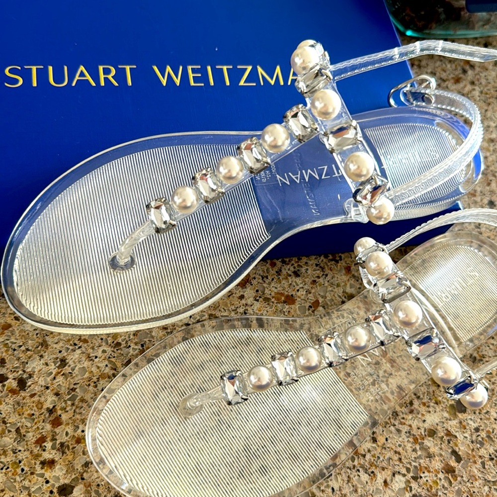 Stuart Weitzman jelly sandal